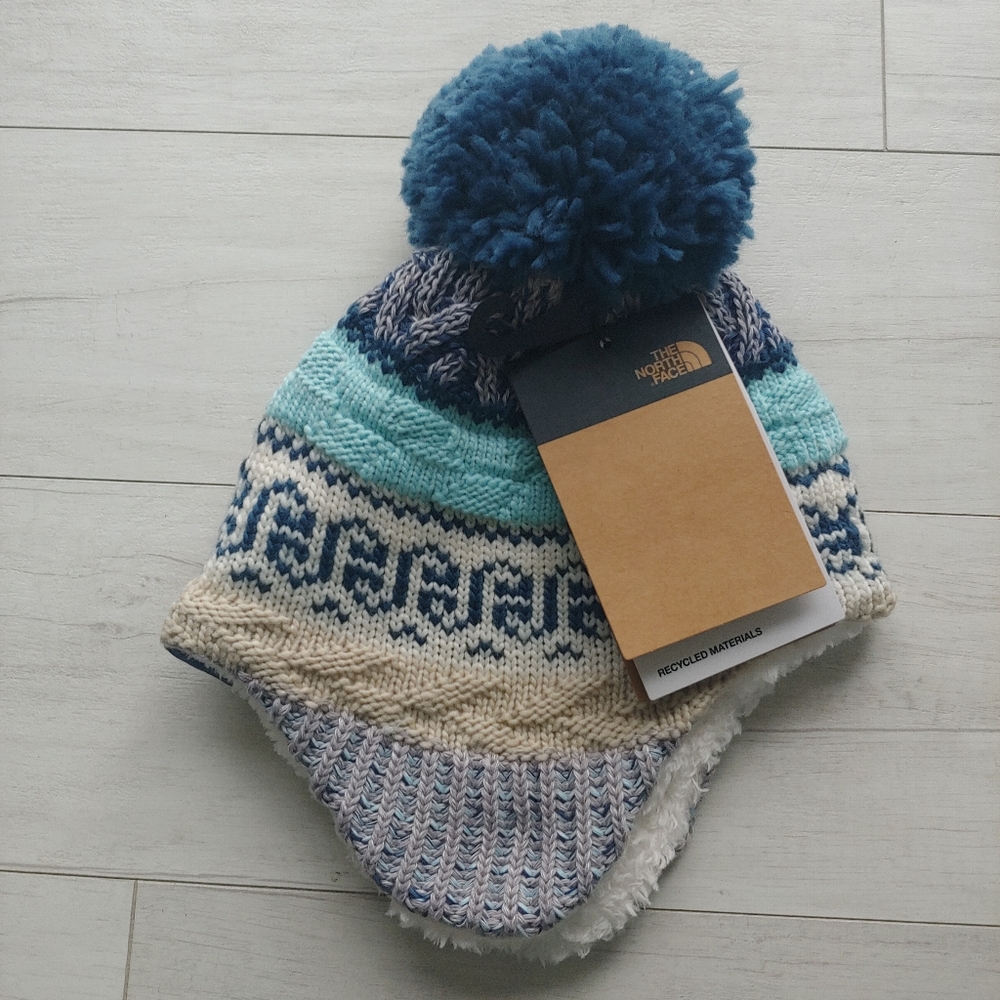 THE NORTH FACE NEW Baby Fair Isle Earflap Beanie